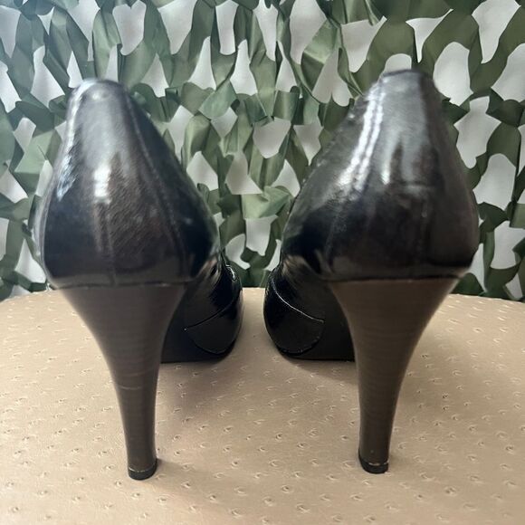 💎 Nine West Open Toe Metallic Pumps - Picture 5 of 7